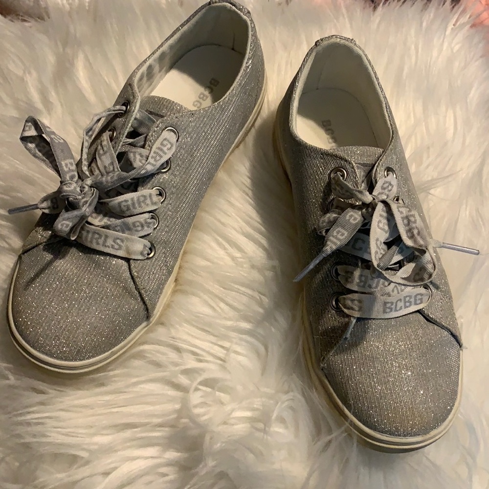 BCBG sparkly tennis shoes